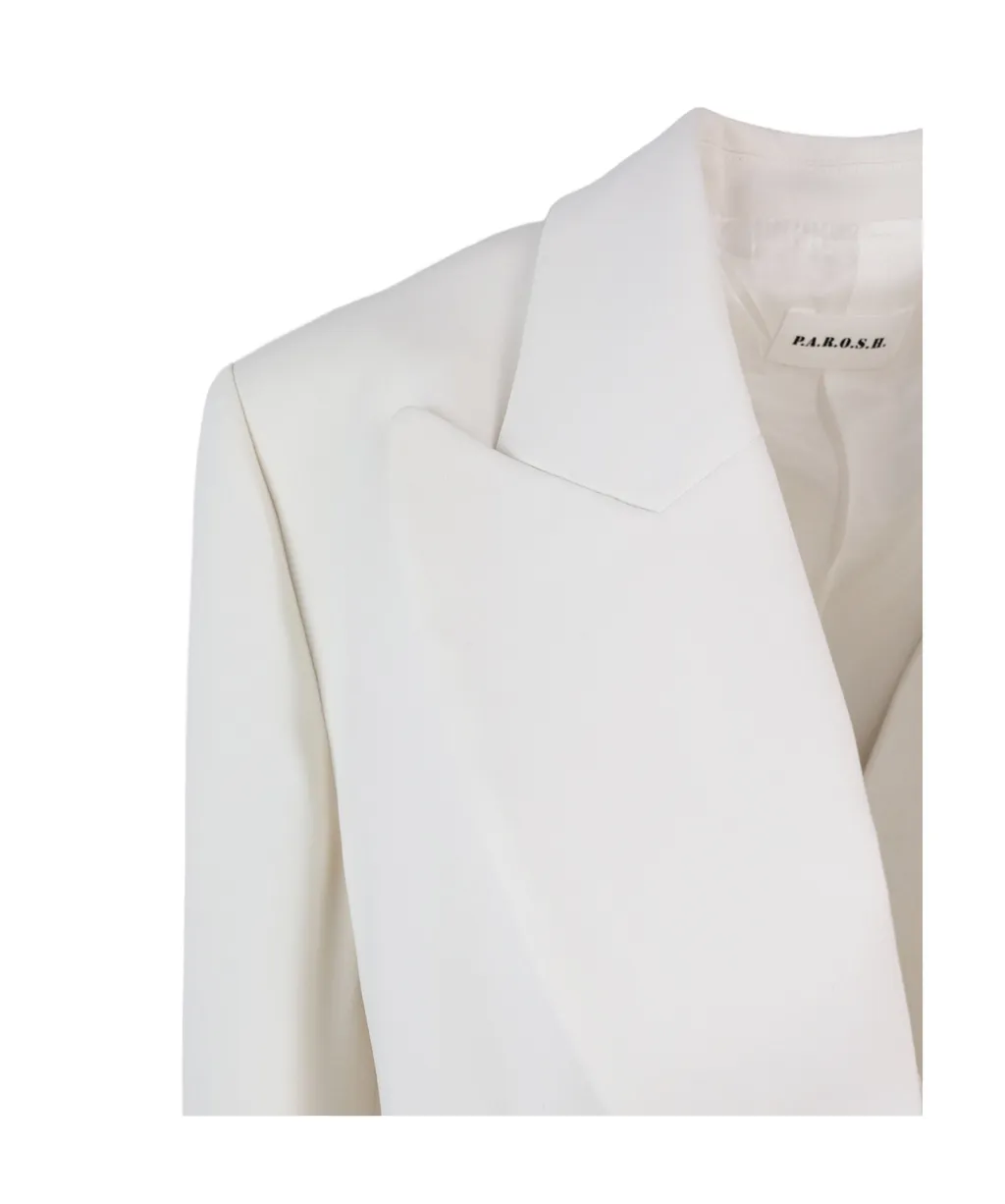 Double Lapel Single-Breasted Suit Jacket