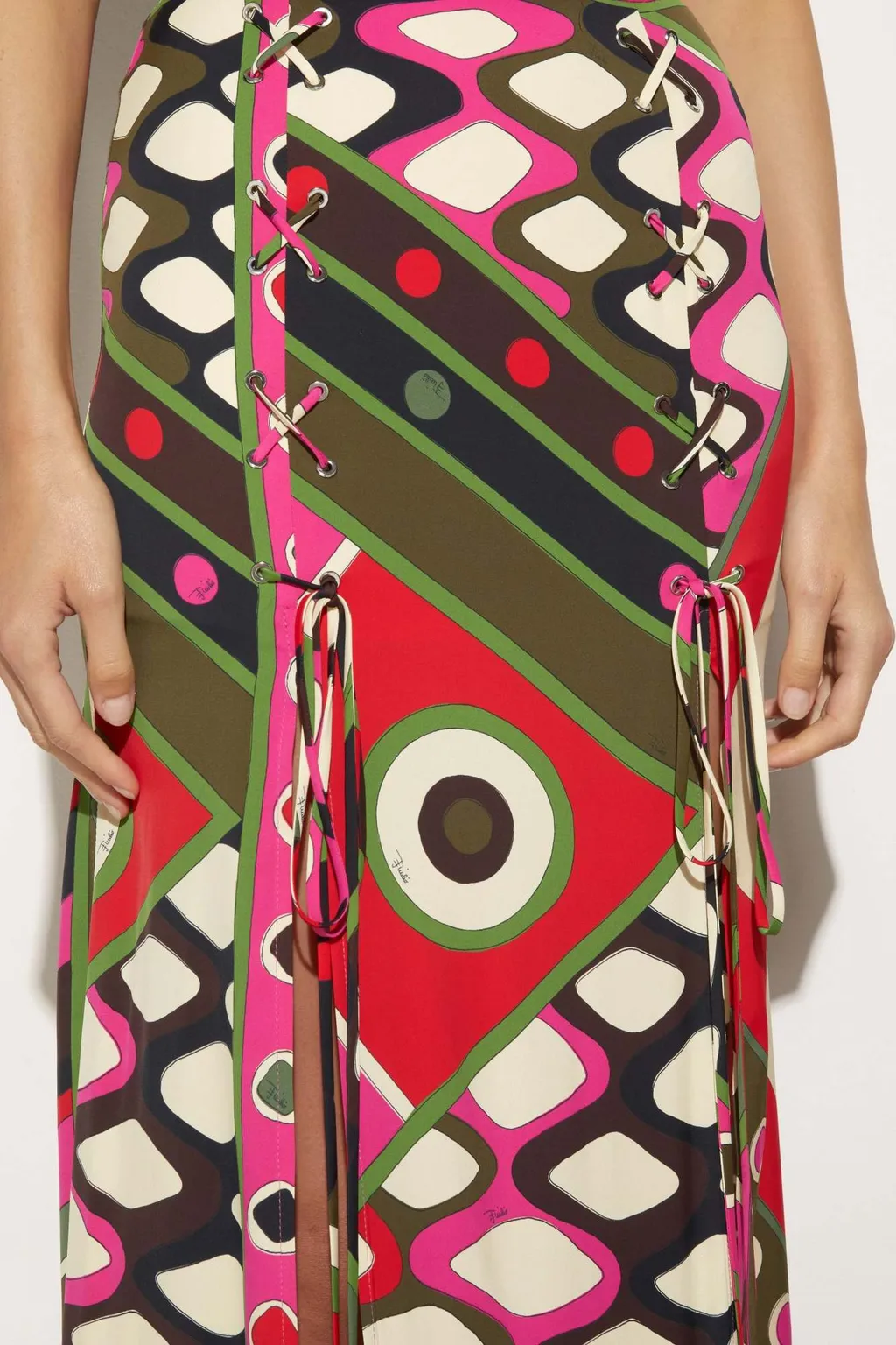 Vivara-Print Maxi Skirt