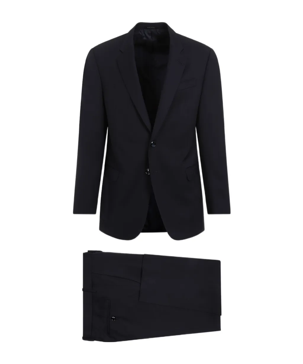Single-Breasted Virgin-Wool Suit