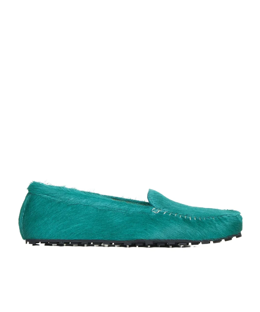 Marni Fluffy Slip-On Flat Shoes