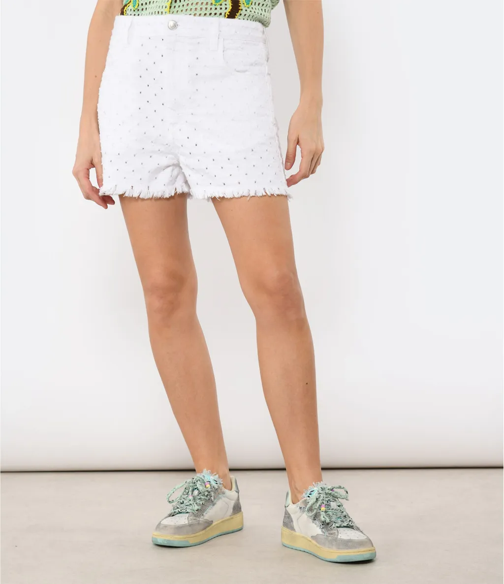 Lesia Button Shorts