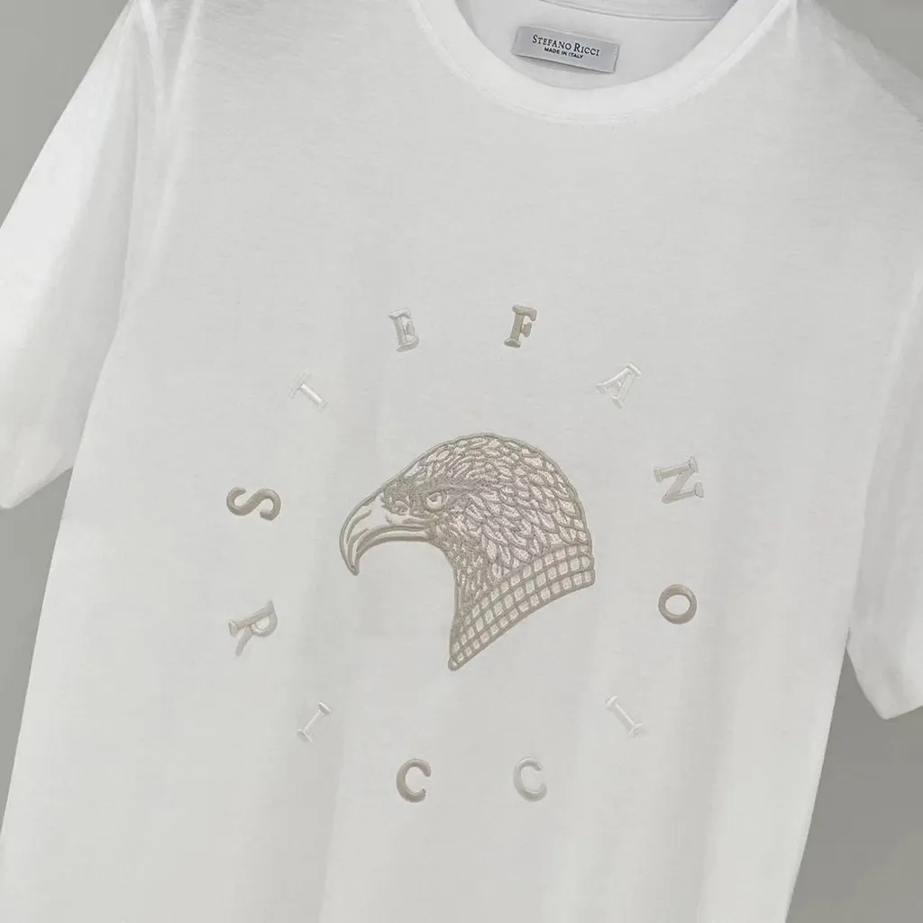 T-Shirt With Round Neck And Short Sleeves