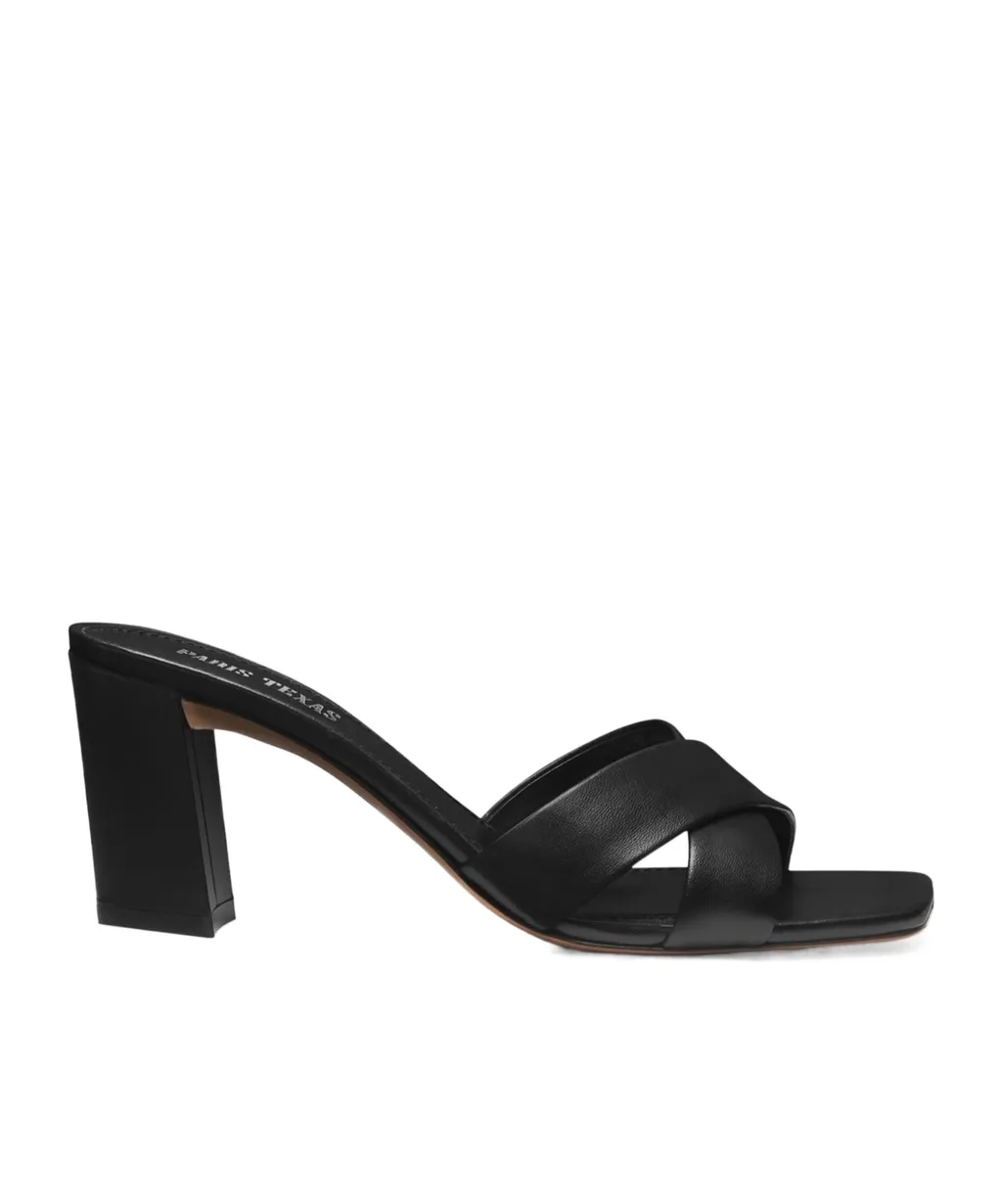 Paris Texas Dafne Crossover Strap Mules