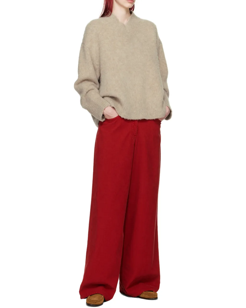 Long-Sleeved Cashmere Sweater