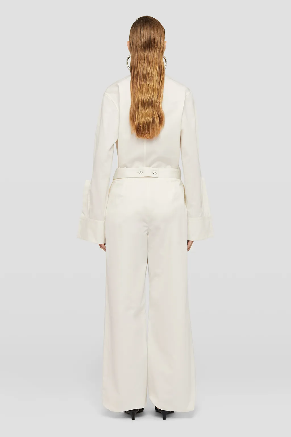 Jil Sander Wide Leg Pleated Pants