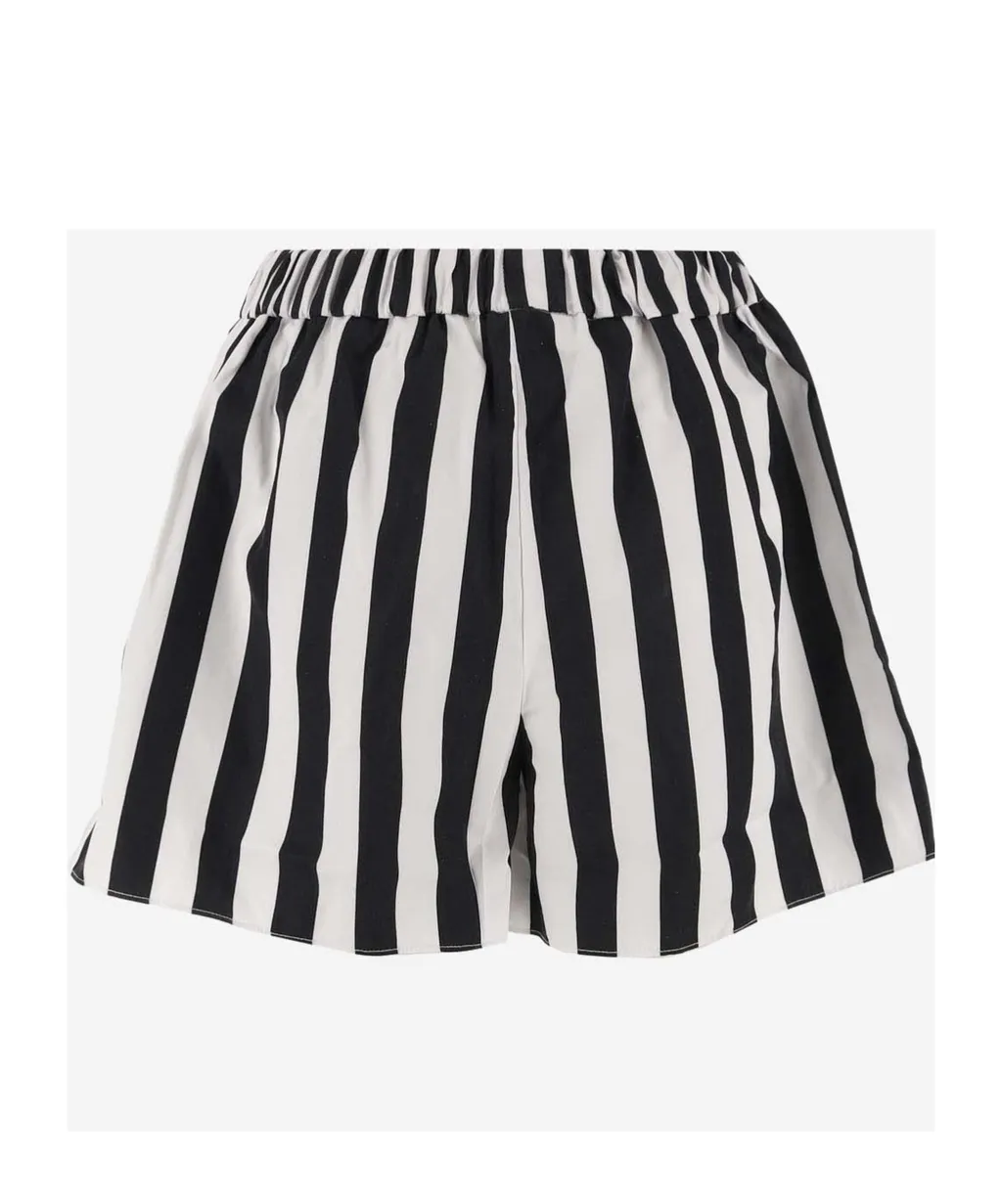 Patou Riviera Striped Bermuda Shorts