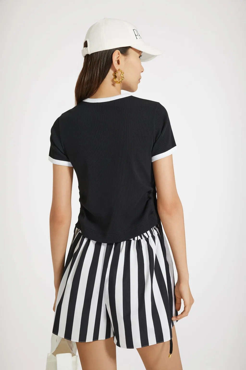 Patou Riviera Striped Bermuda Shorts