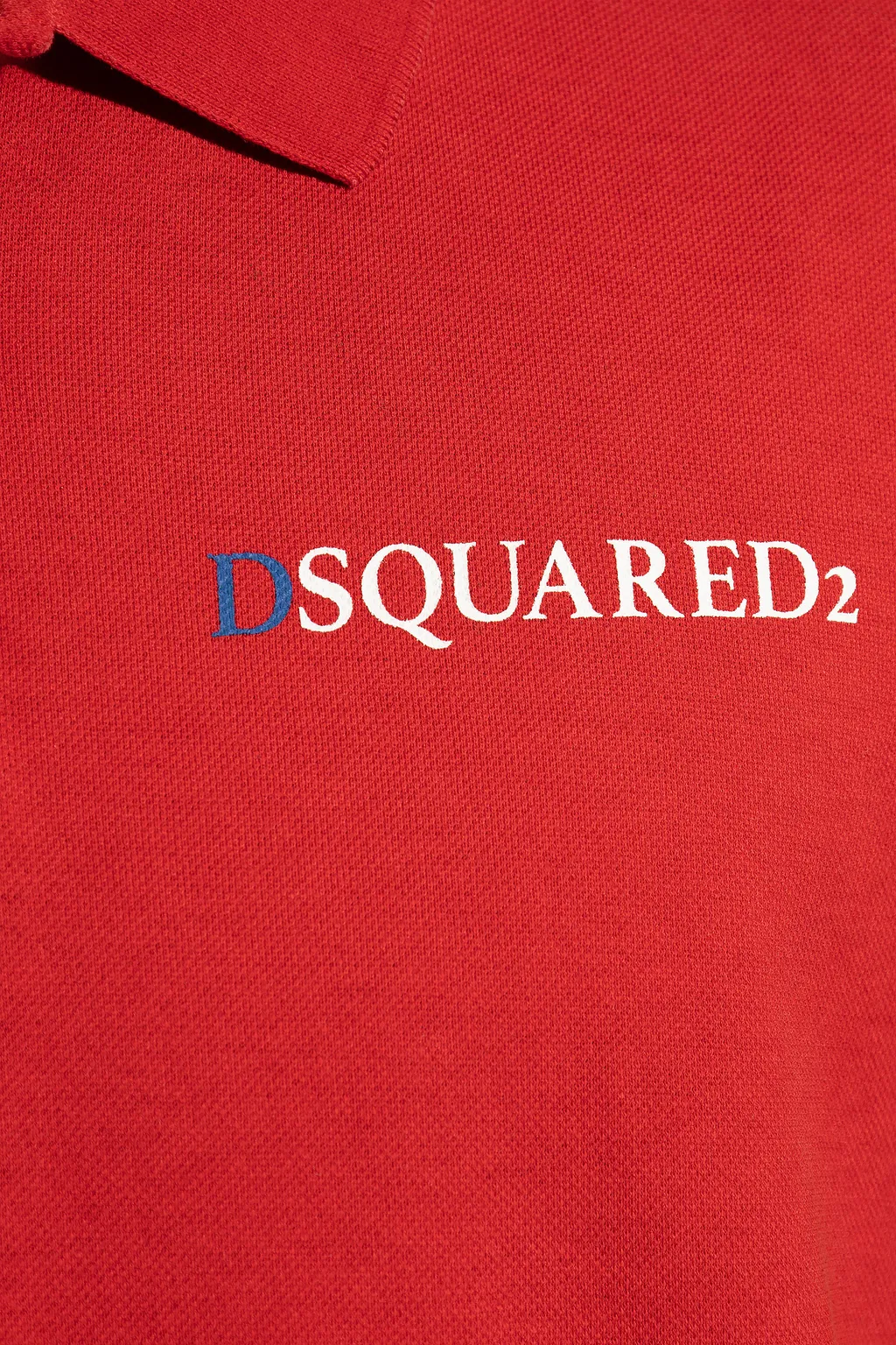 Dsquared2 Logo-Printed Short-Sleeved Polo Shirt