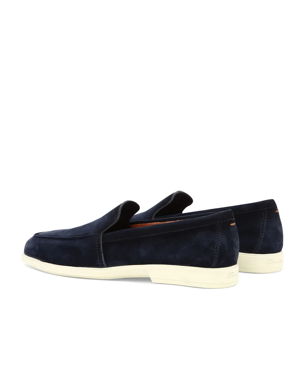 Santoni Malibu Almond Toe Loafers