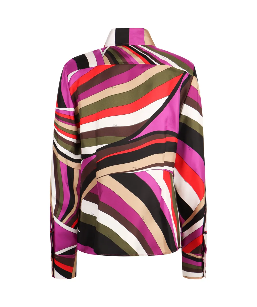 Pucci Iride Printed Long-Sleeved Shirt