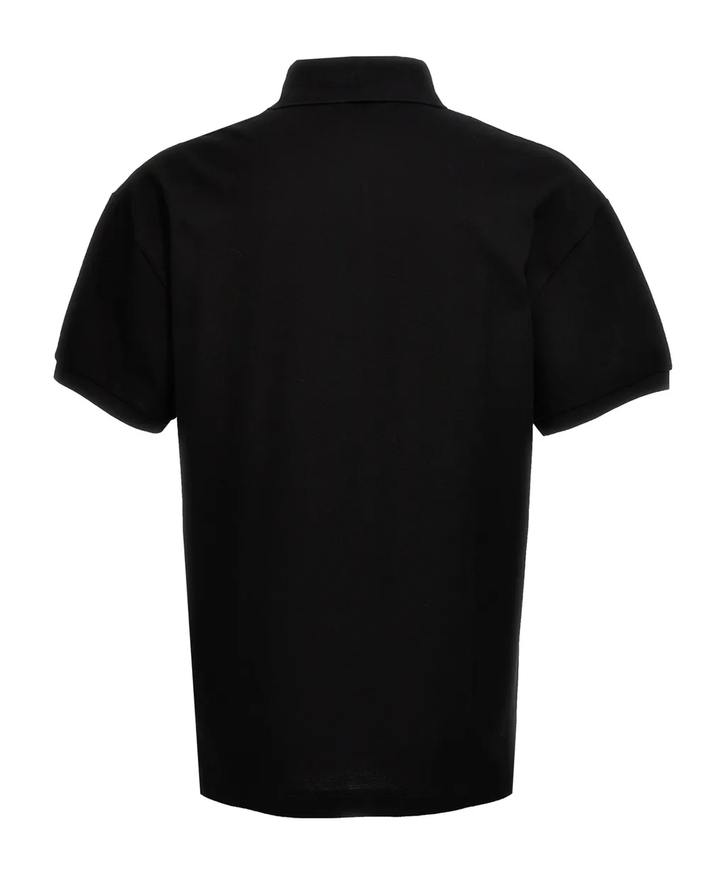 Palm Angels Monogram Embroidered Short-Sleeved Polo Shirt
