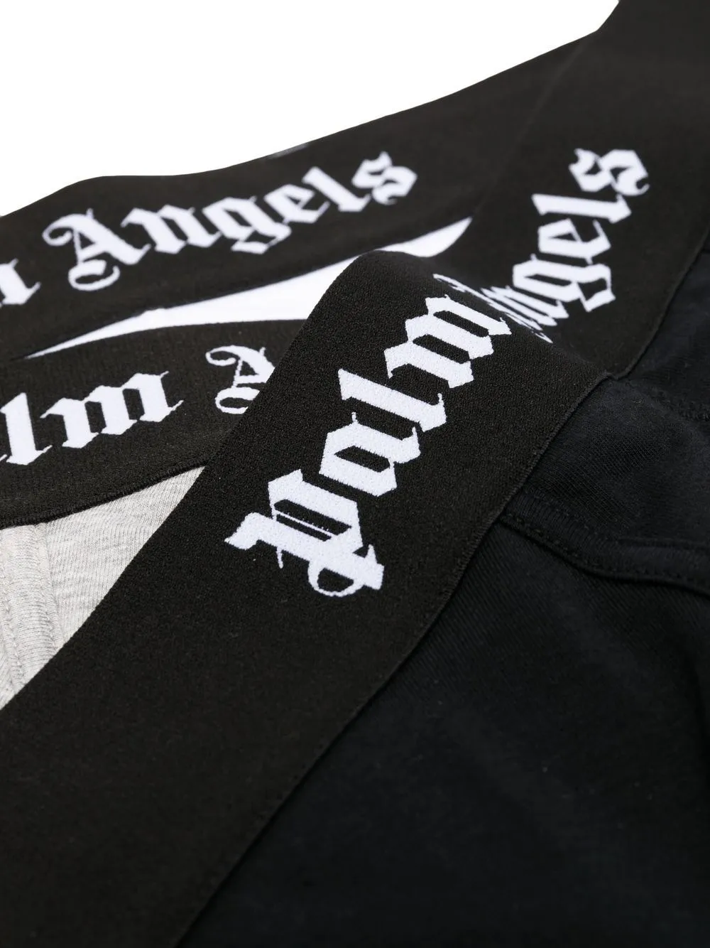 Palm Angels Elastic Logo Waist Pack Of Three Boxers