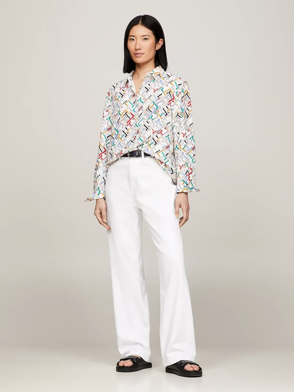 Monogram-Pattern Shirt