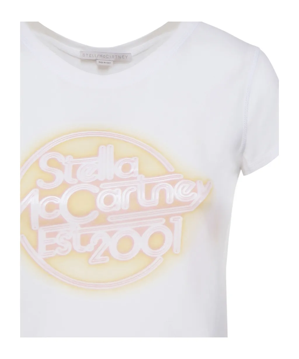 Stella Mccartney Logo Printed Crewneck T-Shirt
