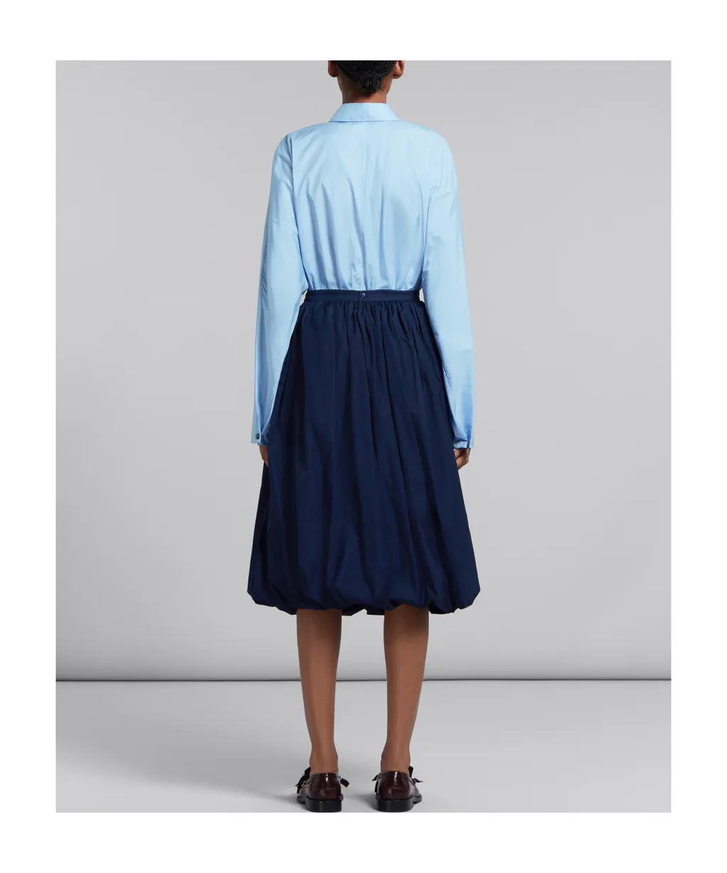 Marni Gathered-Detailed High-Waisted Midi Skirt