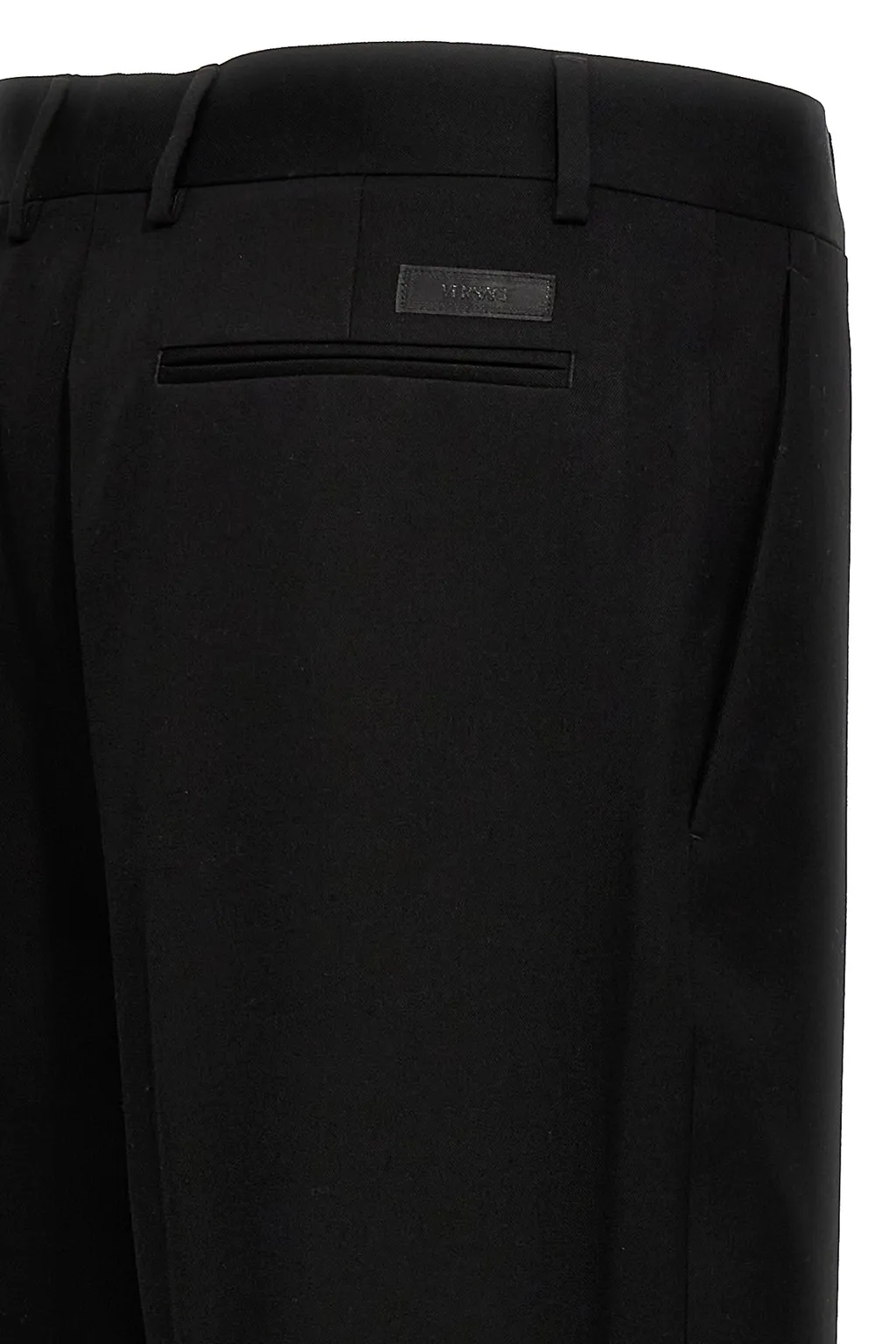 Versace Mid-Rise Wide-Leg Trousers