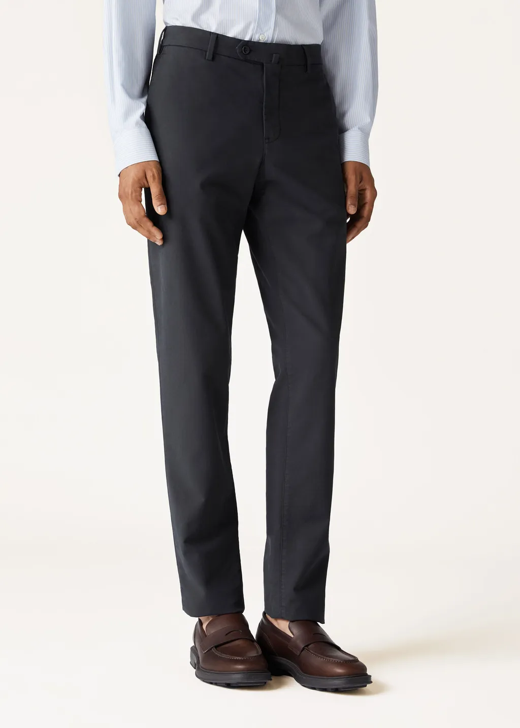 Belt-Loop Casual Pants