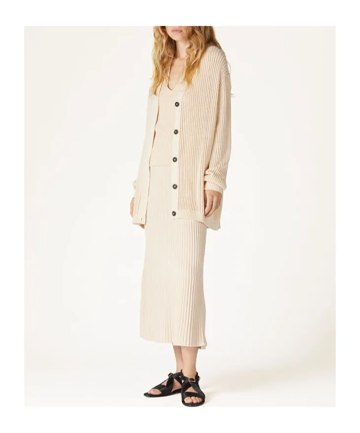 Loro Piana Ikeda Pleated Midi Skirt