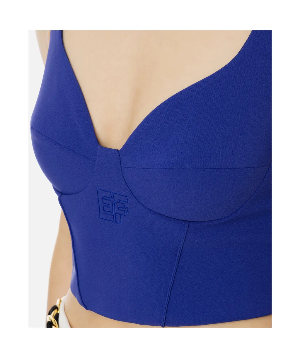 Crepe Corset Vest