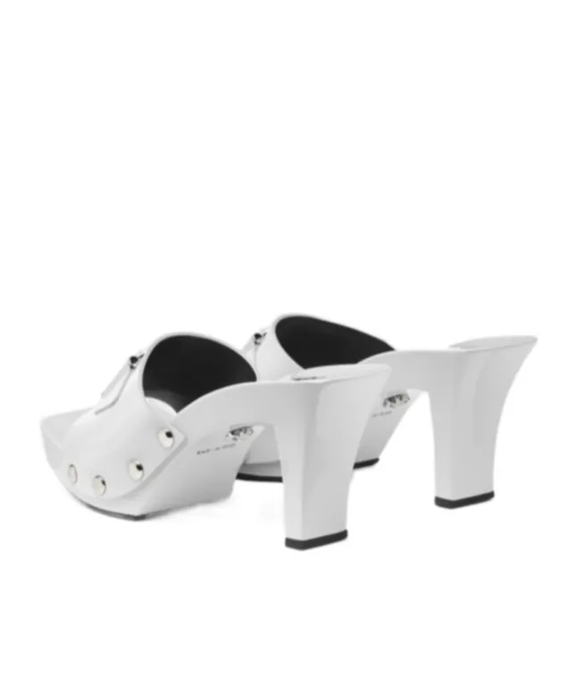 Versace Medusa Head Open-Toe Mules