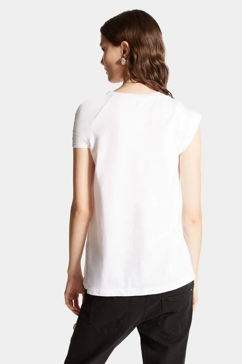 Dsquared2 Logo Printed Crewneck T-Shirt