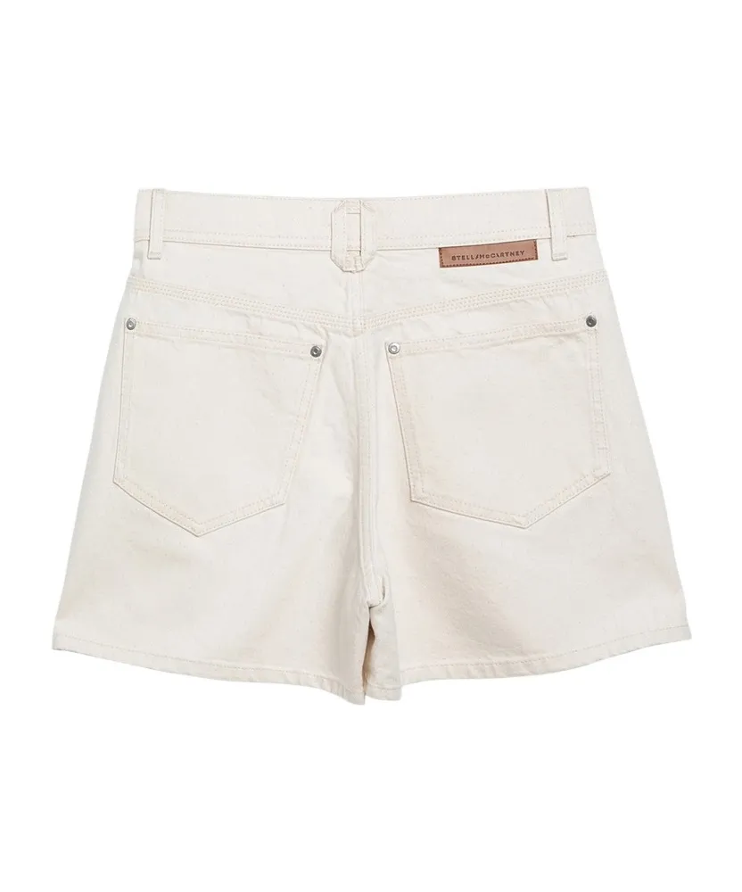Knitted Lace-Up Shorts