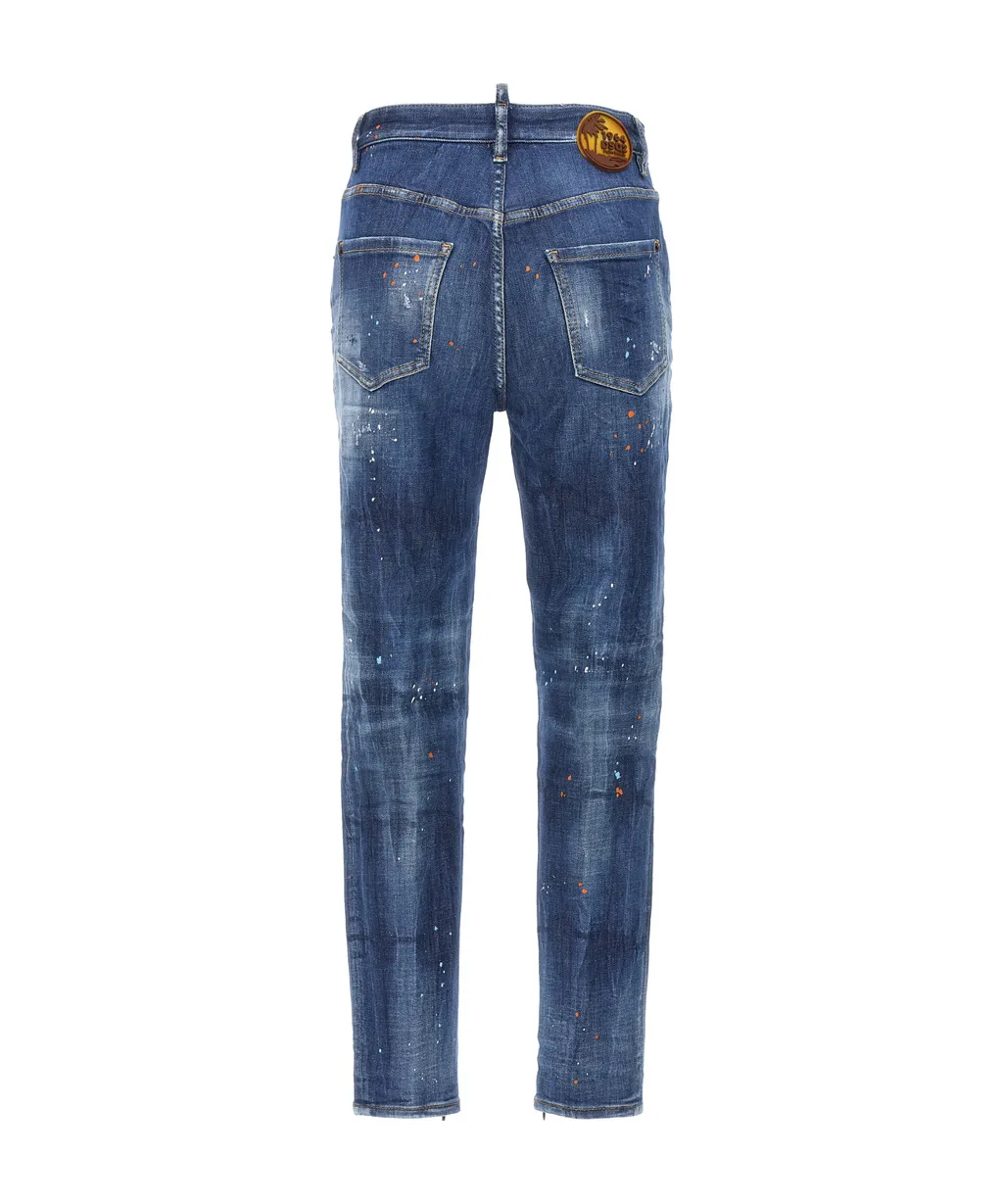 Dsquared2 Distressed Tapered Jeans
