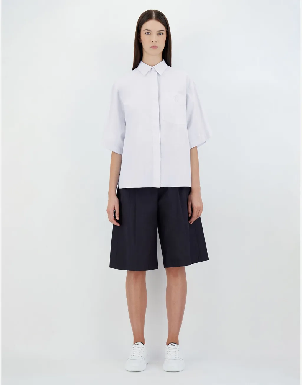 Herno Logo Embroidered Short-Sleeved Shirt