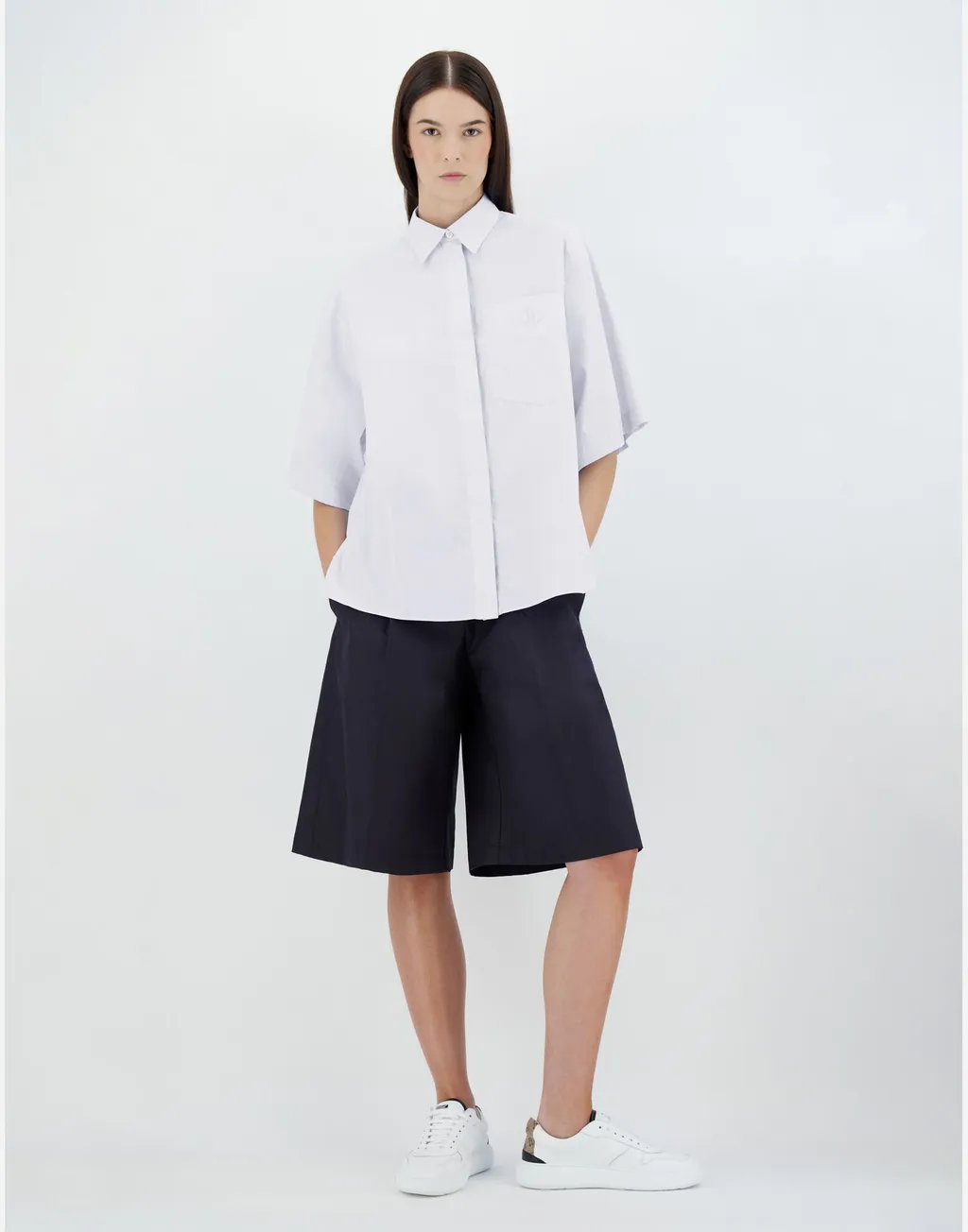 Herno Logo Embroidered Short-Sleeved Shirt
