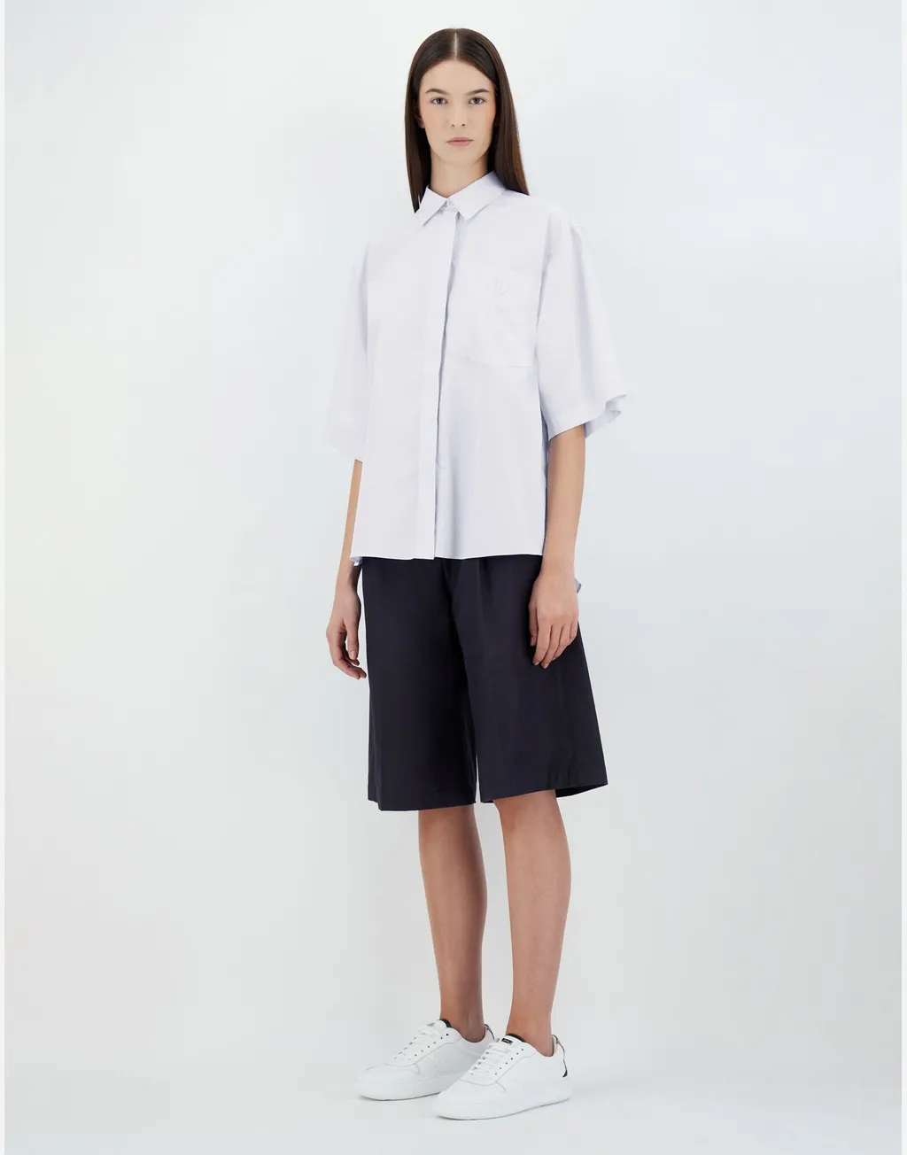 Herno Logo Embroidered Short-Sleeved Shirt
