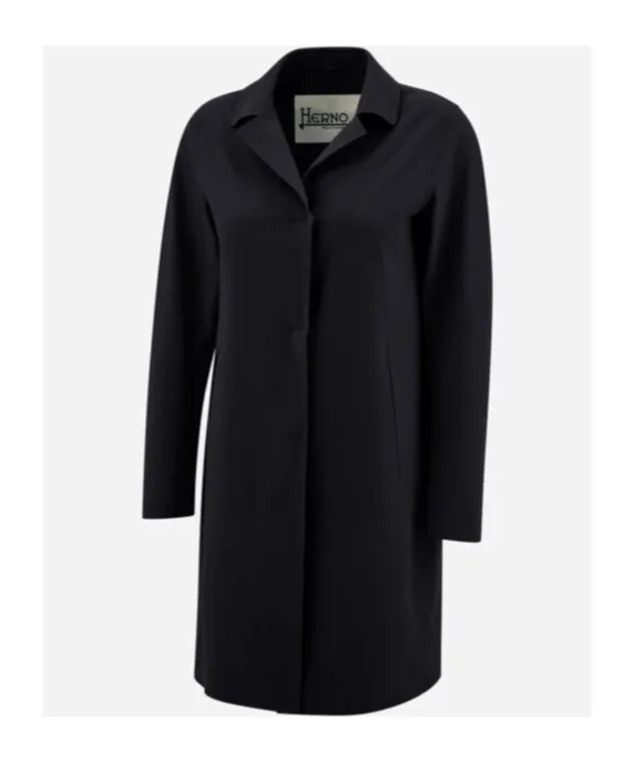 Herno Single-Breasted Long-Sleeved Coat