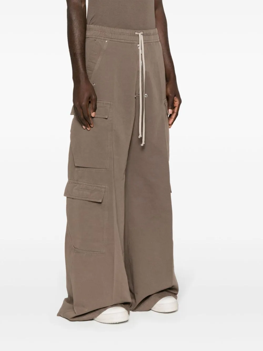 Rick Owens Drkshdw Jumbo Belas Drawstring Cargo Trousers