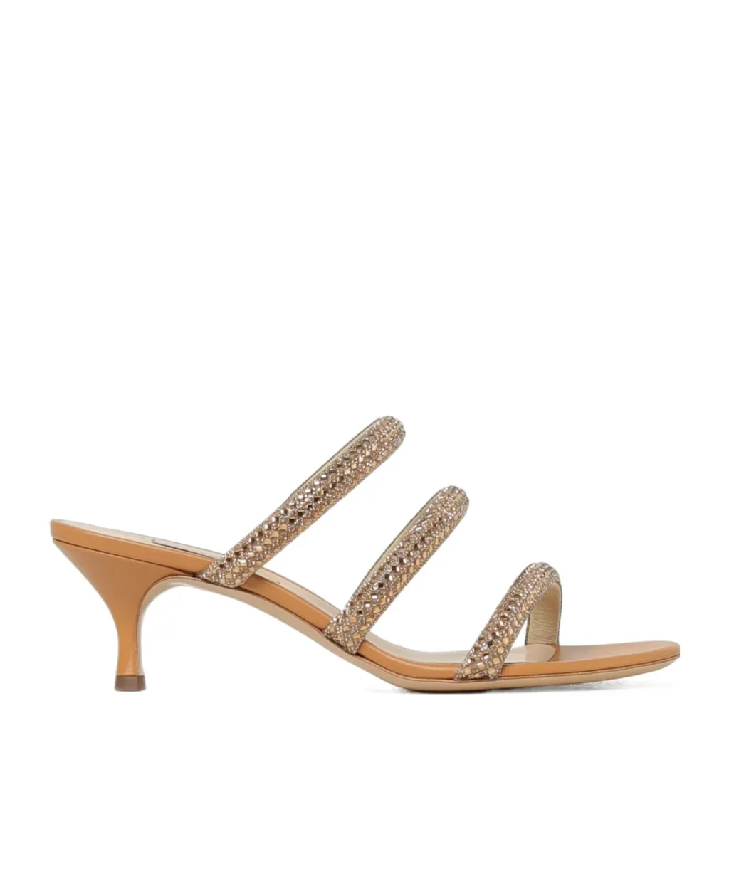 Casadei Embellished Slip-On Sandals
