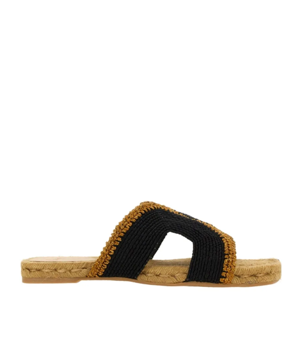 Castaer Pura Braided Strap Flat Sandals