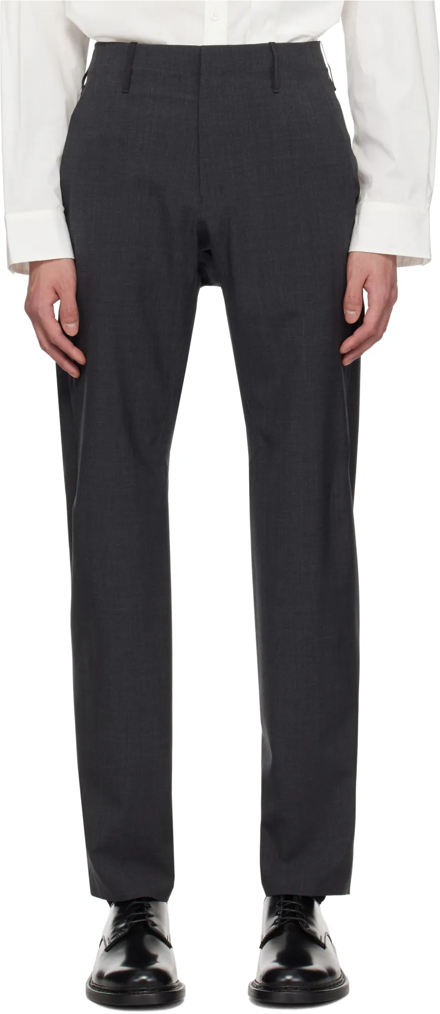 Belt-Loop Casual Pants