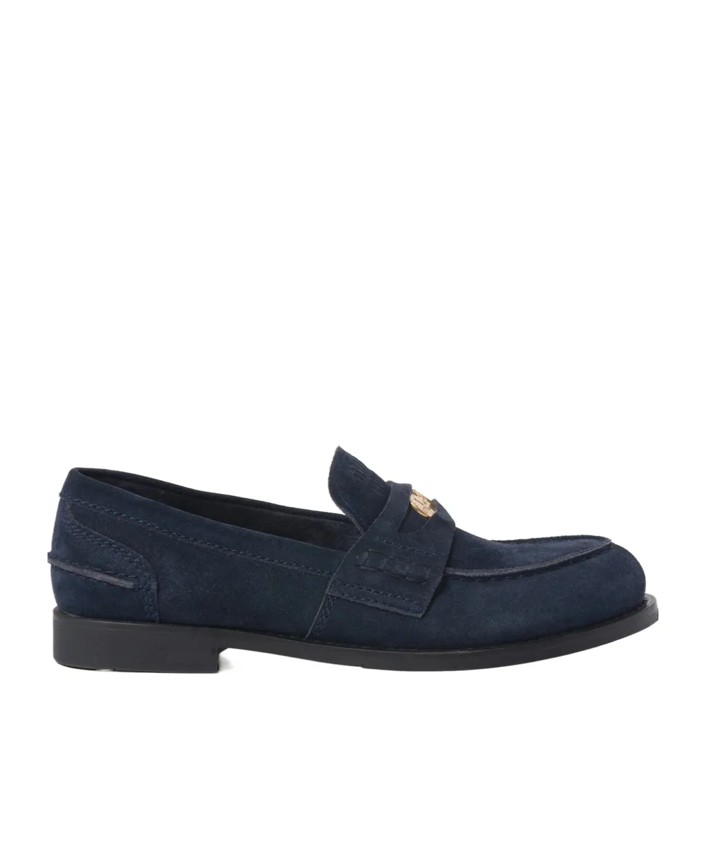 Faded Suede Loafers