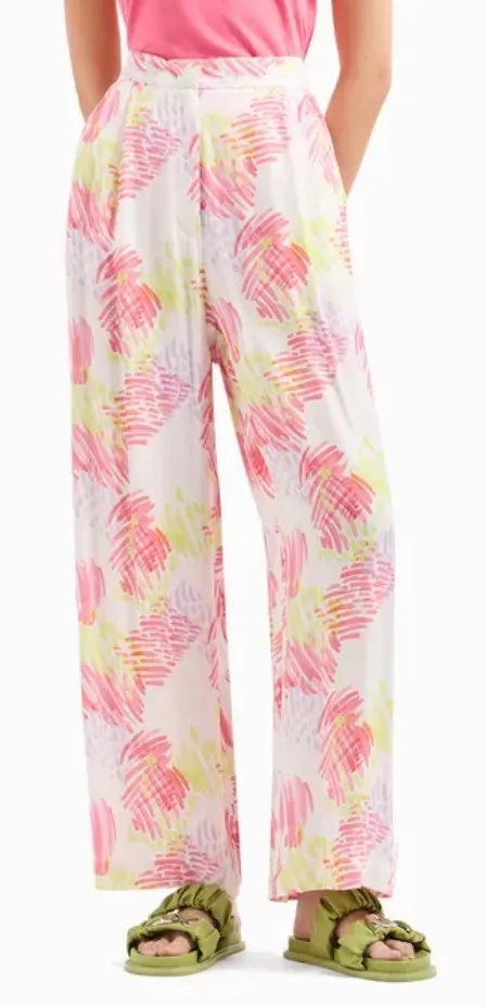 Patterned Casual Pants