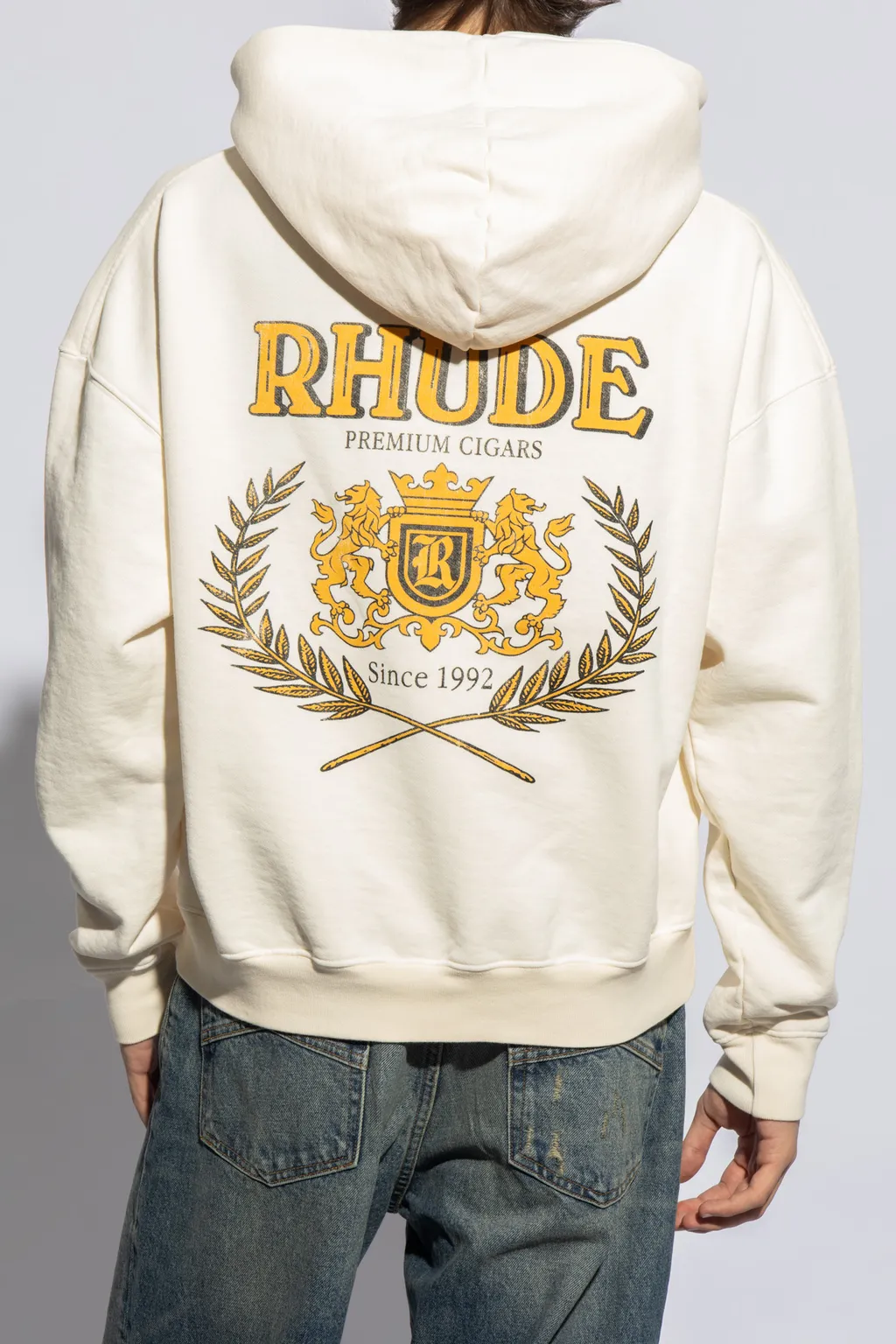 Rhude Cresta Cigar Drop Shoulder Hoodie