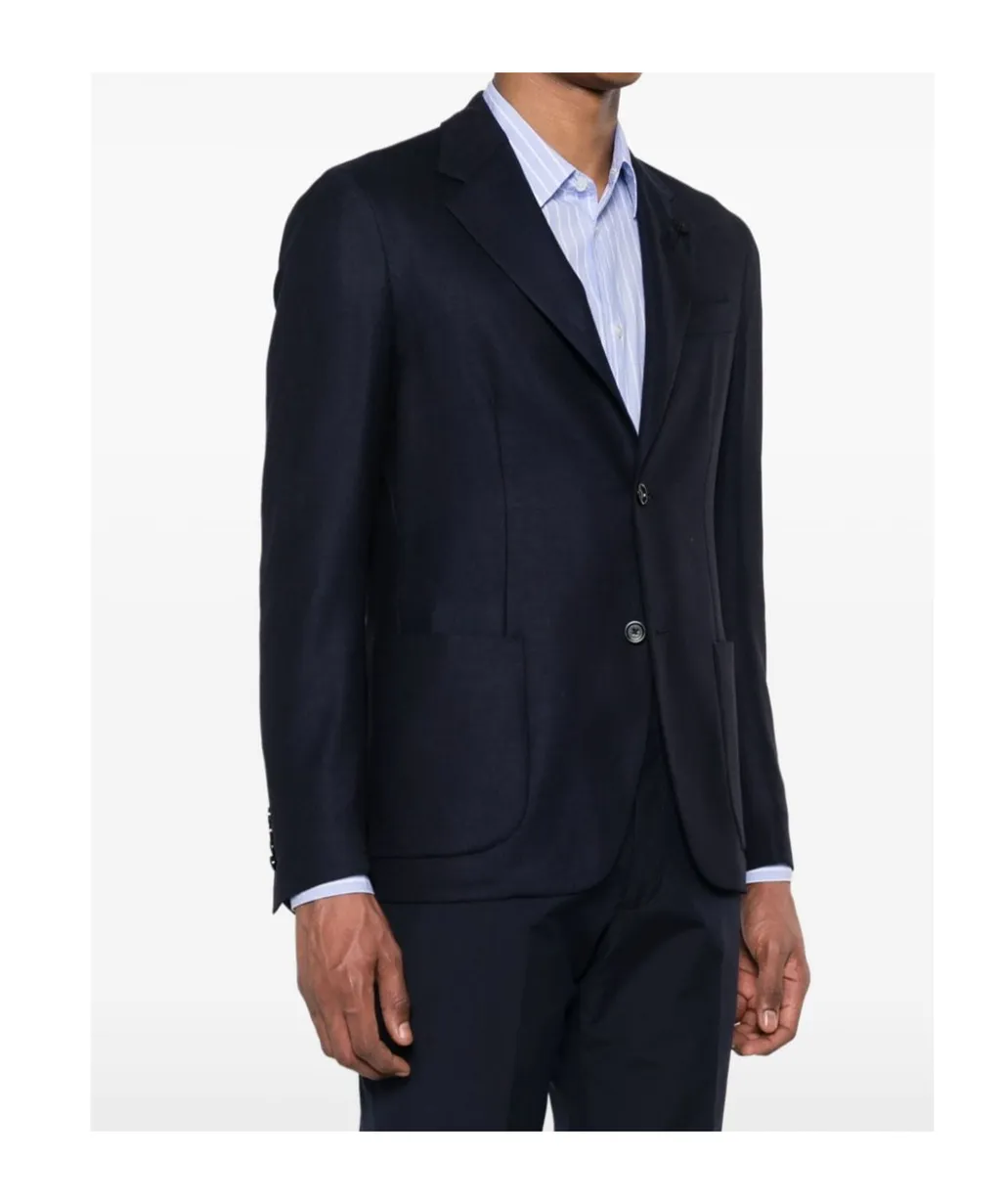 Lardini Single-Breasted Tailored Blazer