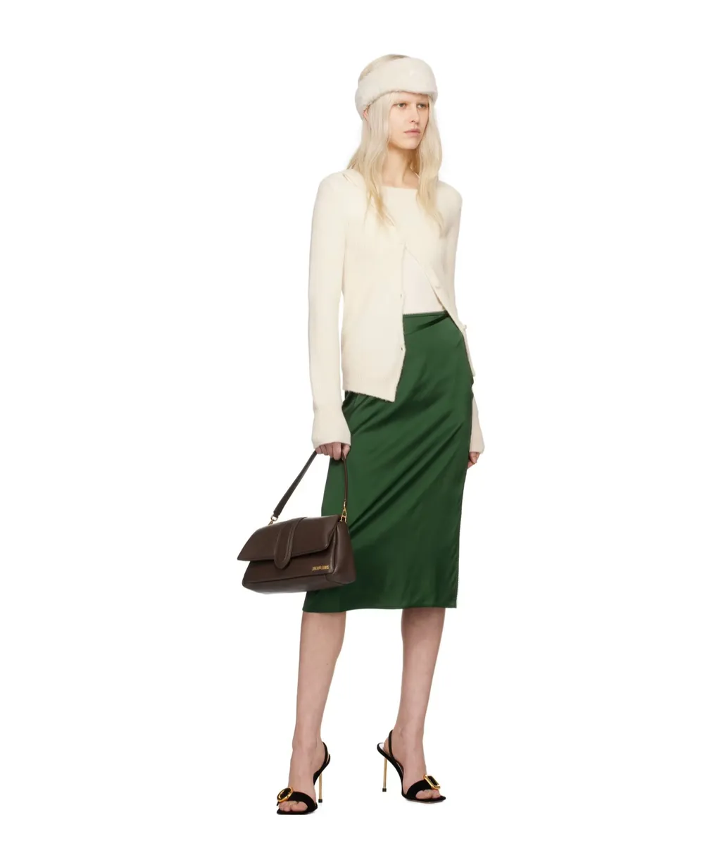 La Maille Pau Long-Sleeved Knitted Cardigan