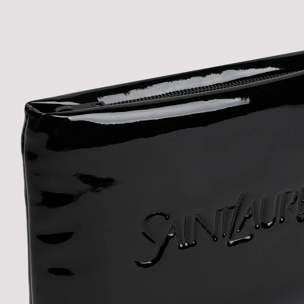 Saint Laurent Logo Debossed Wallet