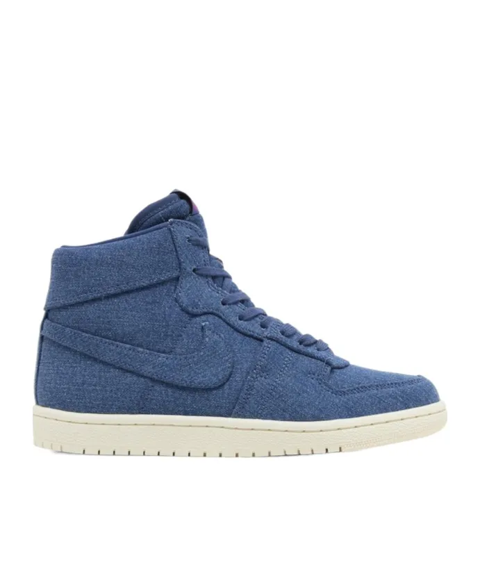 Denim High-Top Sneakers