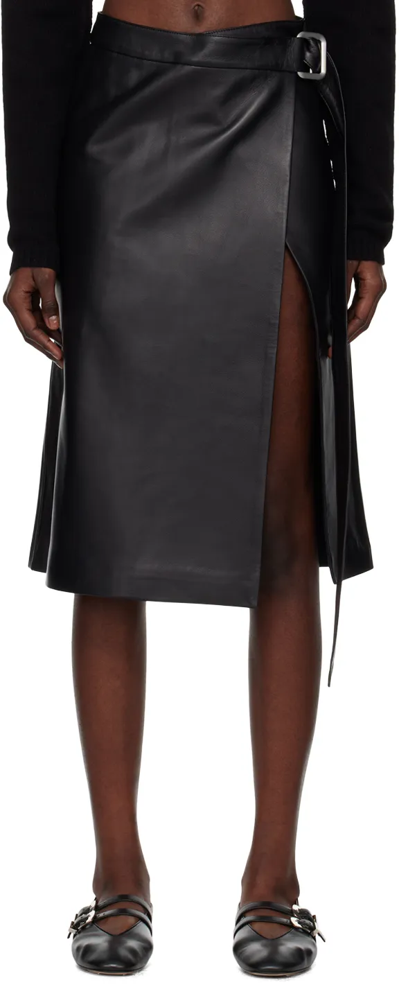 Buckle-Wrapped Skirt