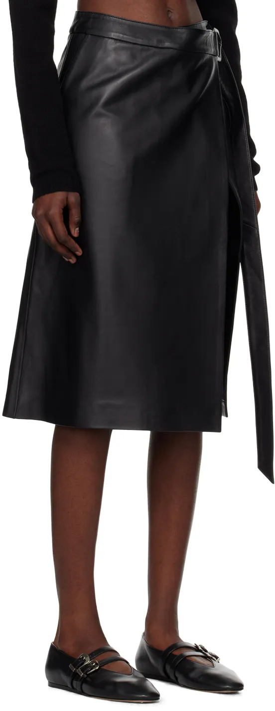 Buckle-Wrapped Skirt