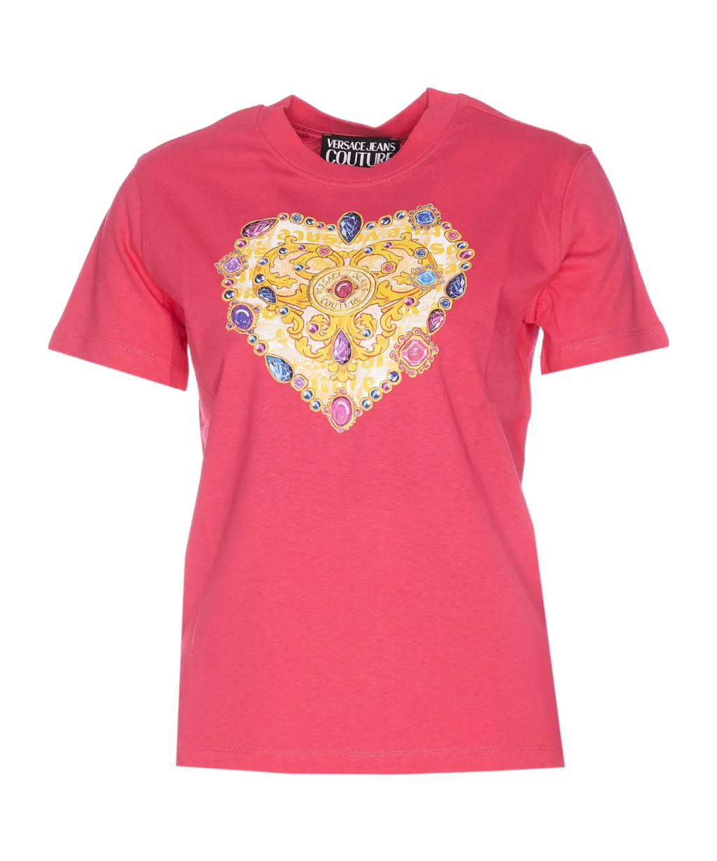 Versace Jeans Couture Heart Couture Crewneck T-Shirt