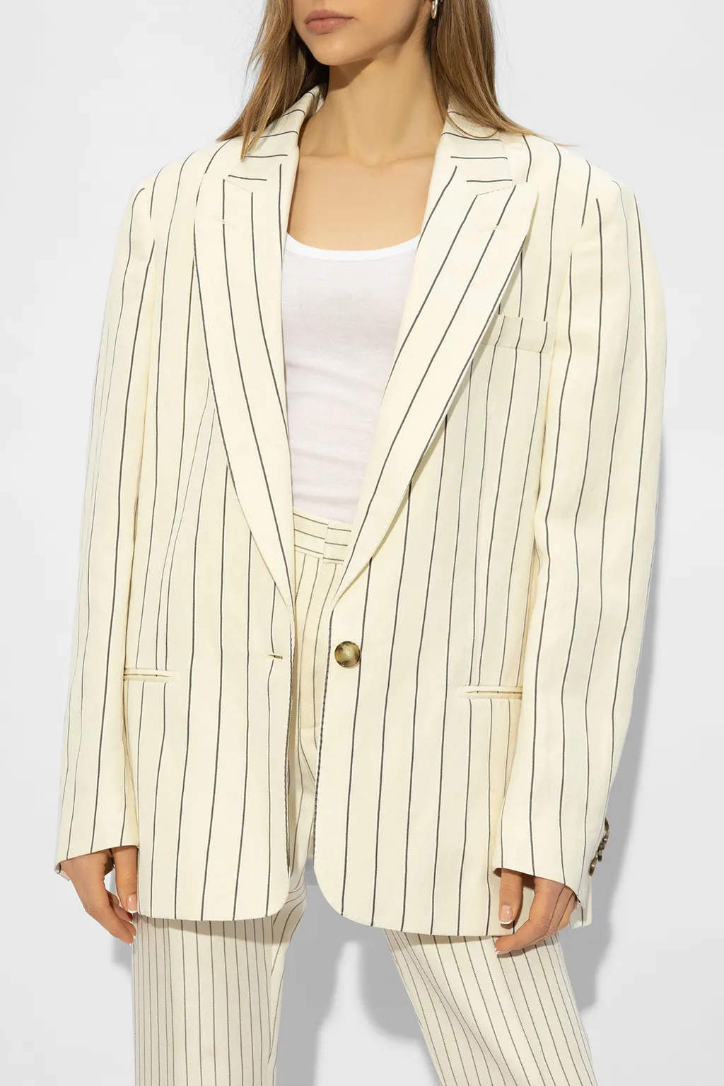 Stella Mccartney Striped Oversize Blazer