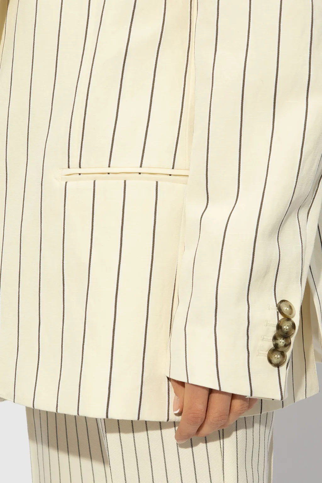 Stella Mccartney Striped Oversize Blazer