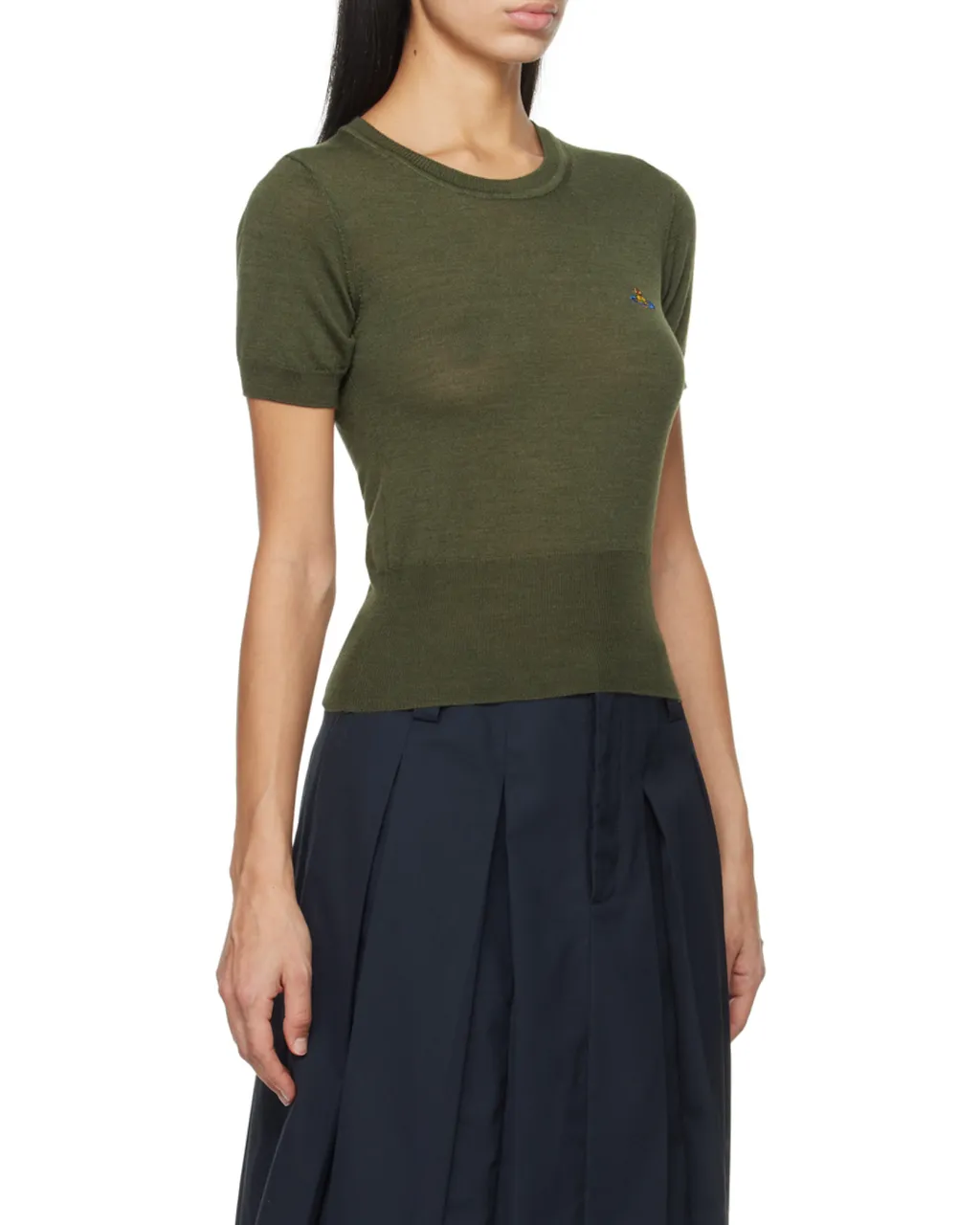Vivienne Westwood Orb-Embroidered Knit Top