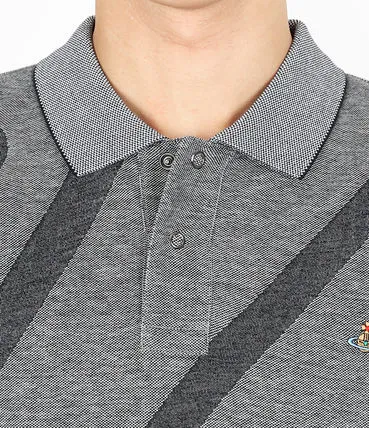 Orb-Embroidered Abstract Polo Shirt