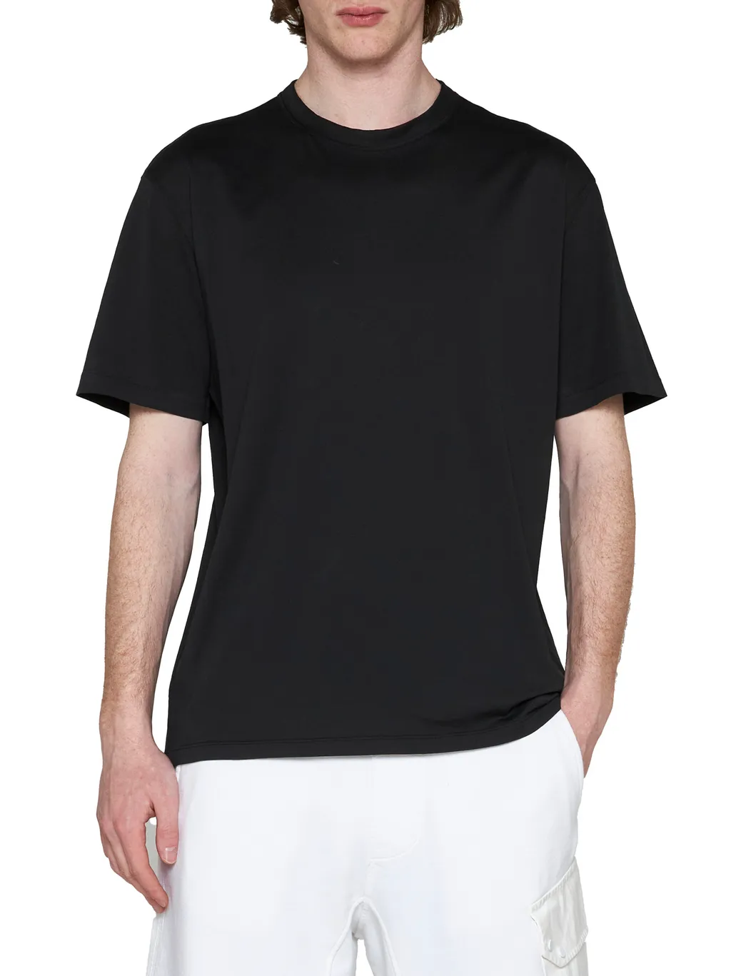 Logo-Patch Cotton T-Shirt